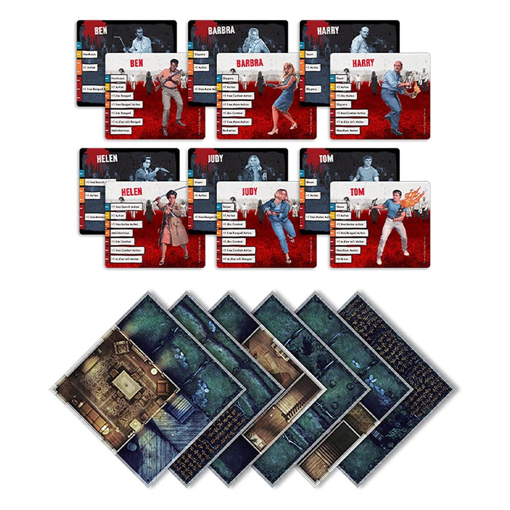 Zombicide: Night of the Living Dead Board Game - 1-6 Players - 60min - Age 14+