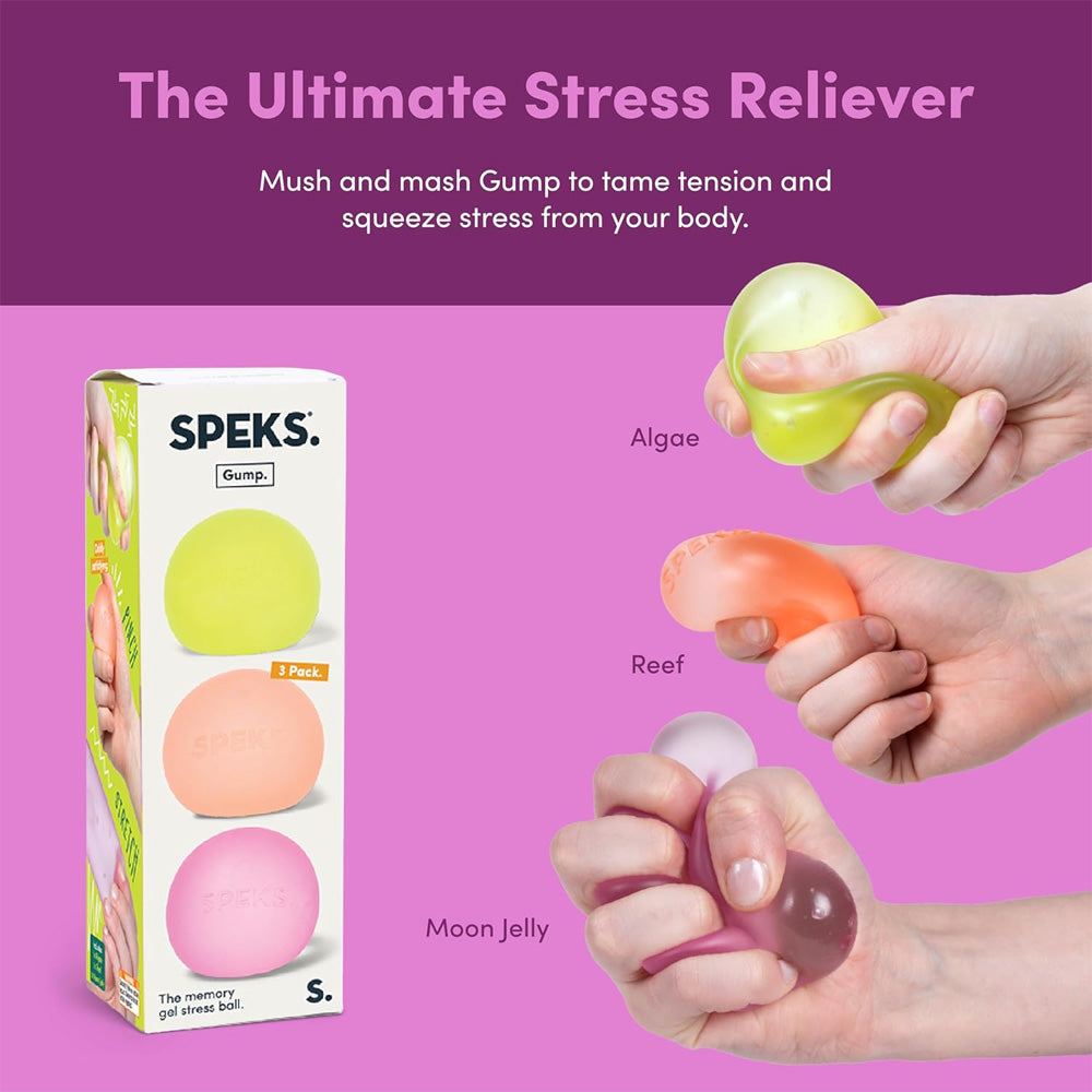 Speks Gump - Warm 3-Pack - Adult Fidget Stress-Relief