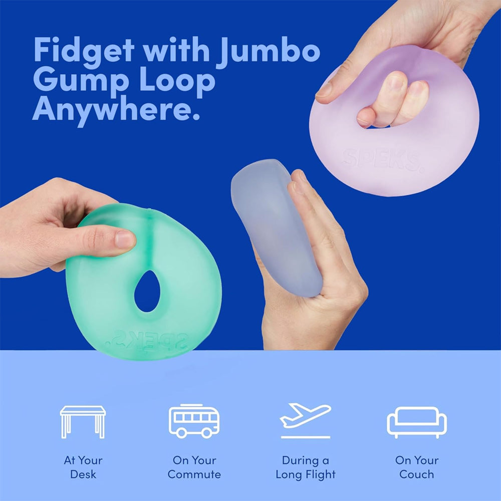 Speks Jumbo Gump Loop - Dew - Adult Fidget Stress-Relief