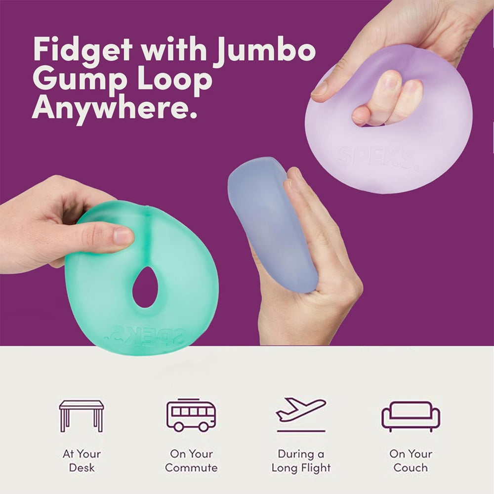 Speks Jumbo Gump Loop - Mist - Adult Fidget Stress-Relief
