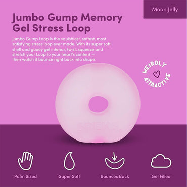 Speks Jumbo Gump Loop - Moon Jelly - Adult Fidget Stress-Relief