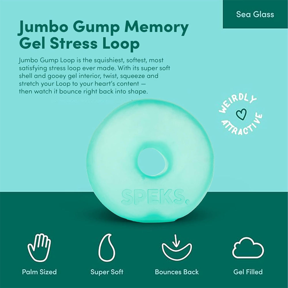 Speks Jumbo Gump Loop - Sea Glass - Adult Fidget Stress-Relief