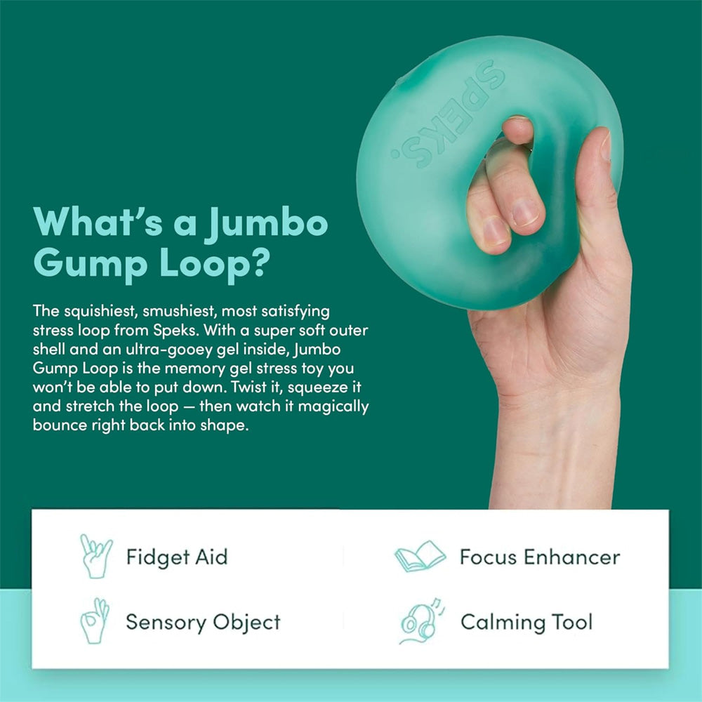 Speks Jumbo Gump Loop - Sea Glass - Adult Fidget Stress-Relief