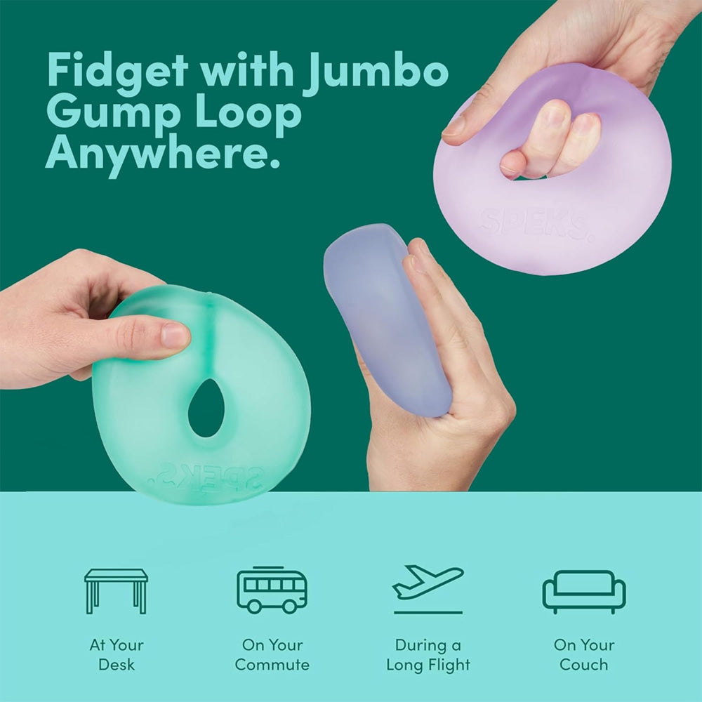Speks Jumbo Gump Loop - Sea Glass - Adult Fidget Stress-Relief