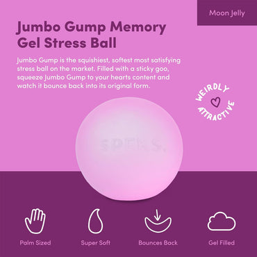 Speks Jumbo Gump - Moon Jelly - Adult Fidget Stress-Relief