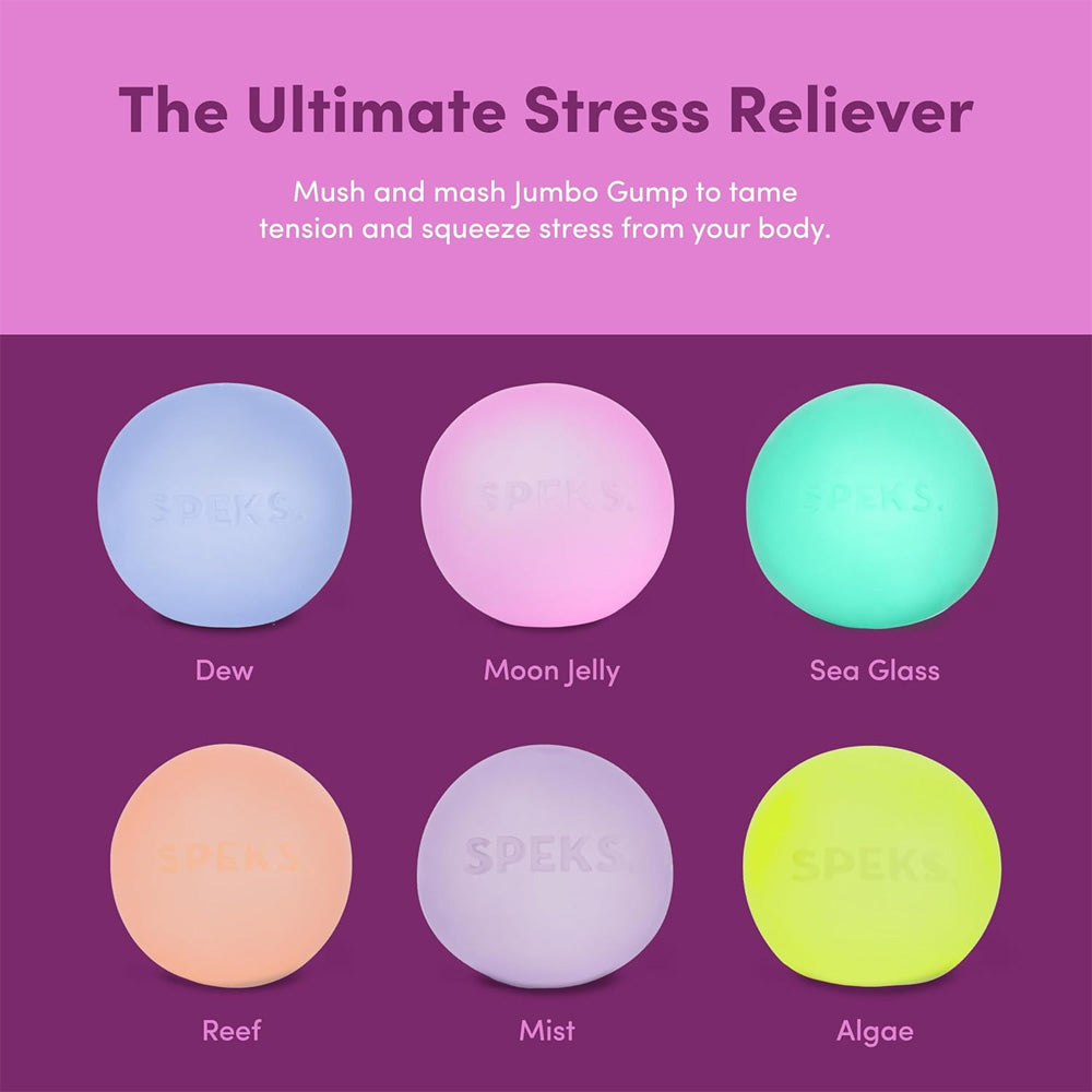 Speks Jumbo Gump - Moon Jelly - Adult Fidget Stress-Relief