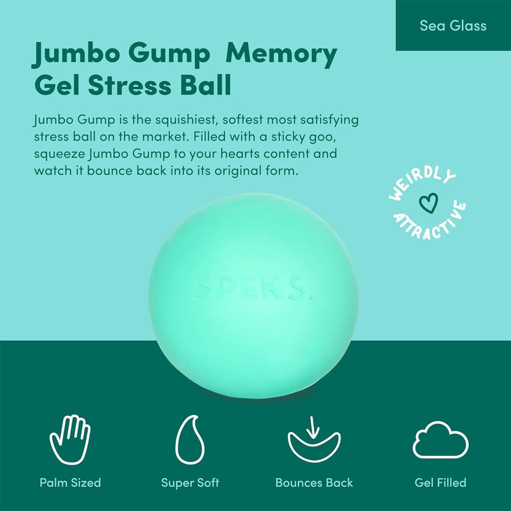 Speks Jumbo Gump - Sea Glass - Adult Fidget Stress-Relief