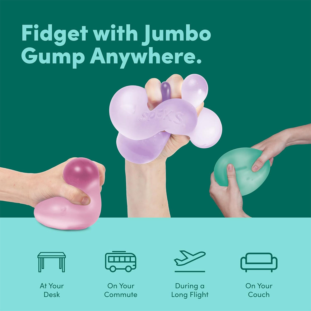 Speks Jumbo Gump - Sea Glass - Adult Fidget Stress-Relief