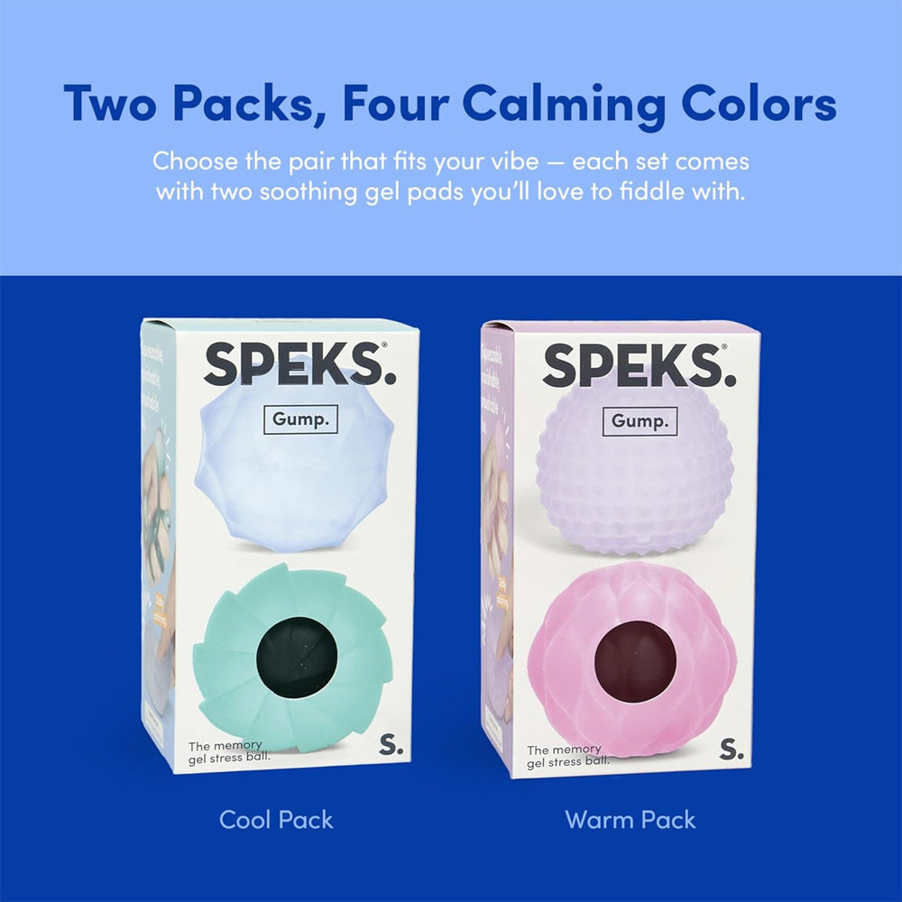 Speks Gump Surface - Cool 2-Pack - Adult Fidget Stress-Relief