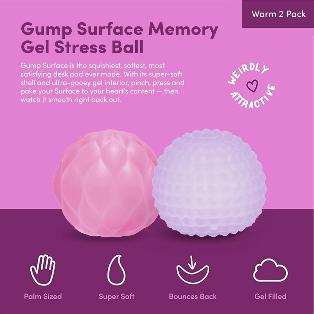 Speks Gump Surface - Warm 2-Pack - Adult Fidget Stress-Relief