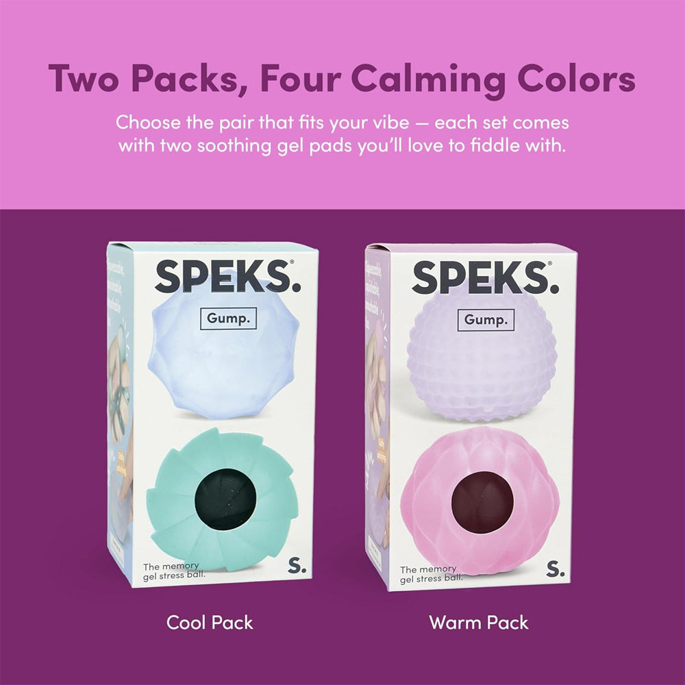 Speks Gump Surface - Warm 2-Pack - Adult Fidget Stress-Relief