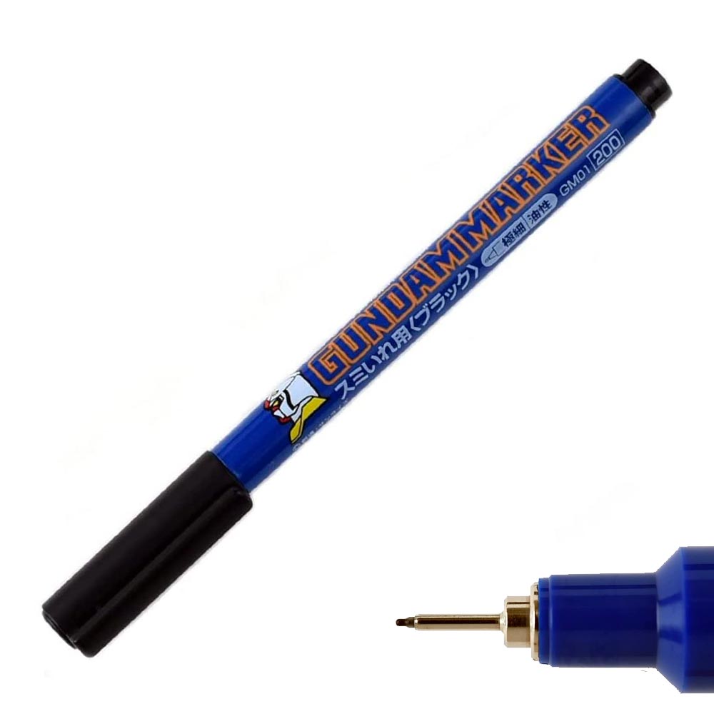 Gundam Markers GM-01 Black Liner Type Mr. Hobby GSI Creos