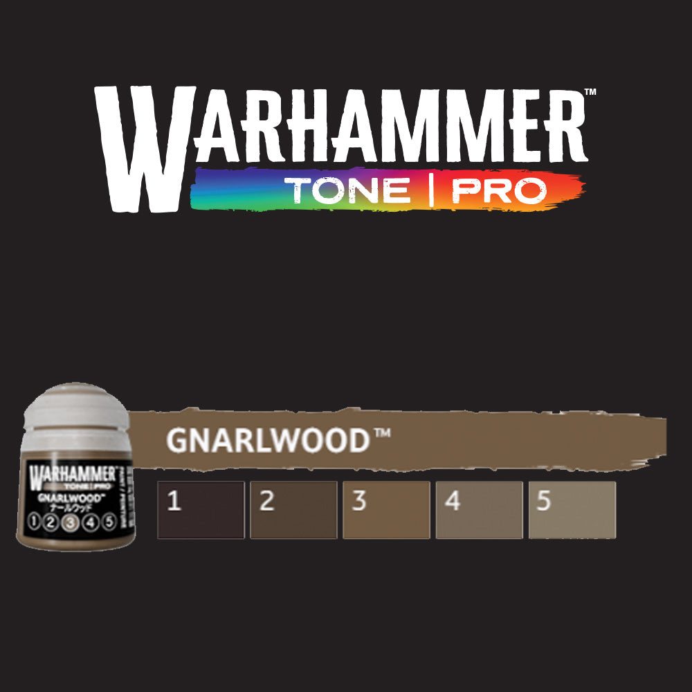 Games Workshop Warhammer Colour Tone Pro: Gnarlwood 1-5 Set Bundle