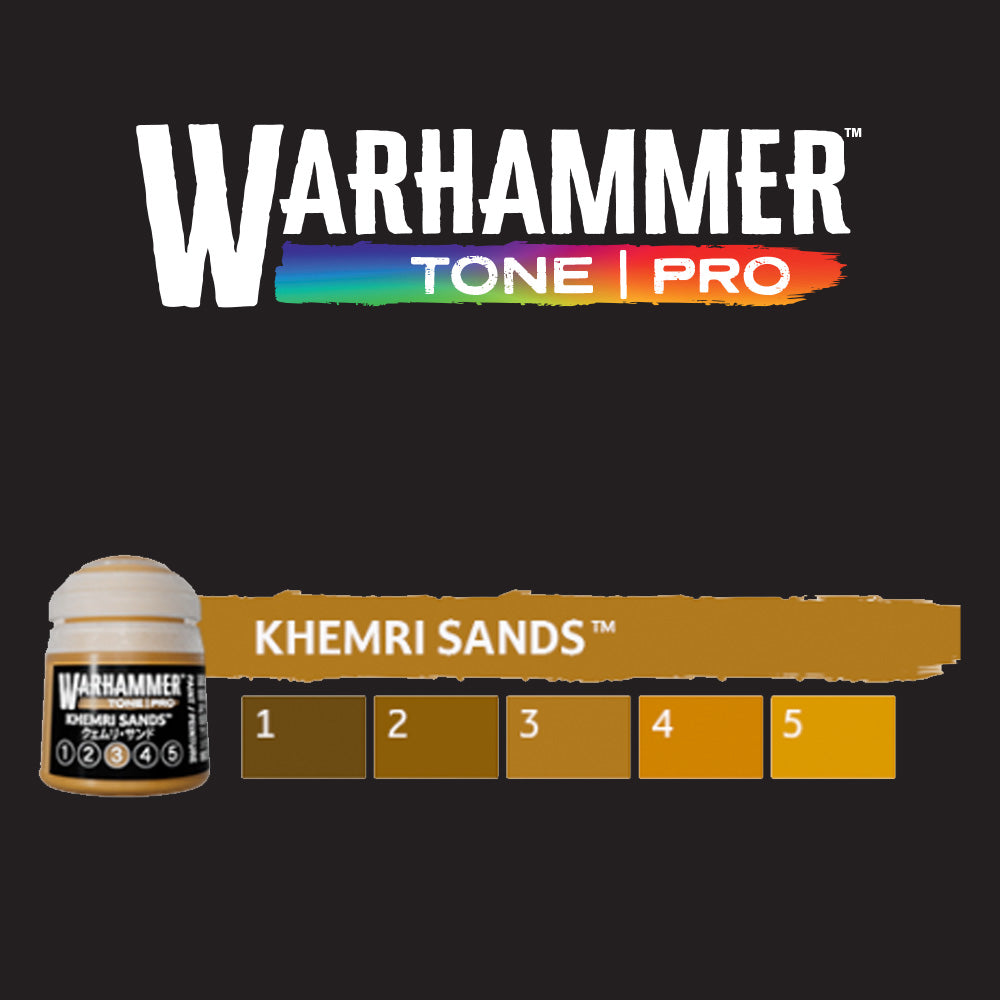 Games Workshop Warhammer Colour Tone Pro: Khemri Sands 1-5 Set Bundle