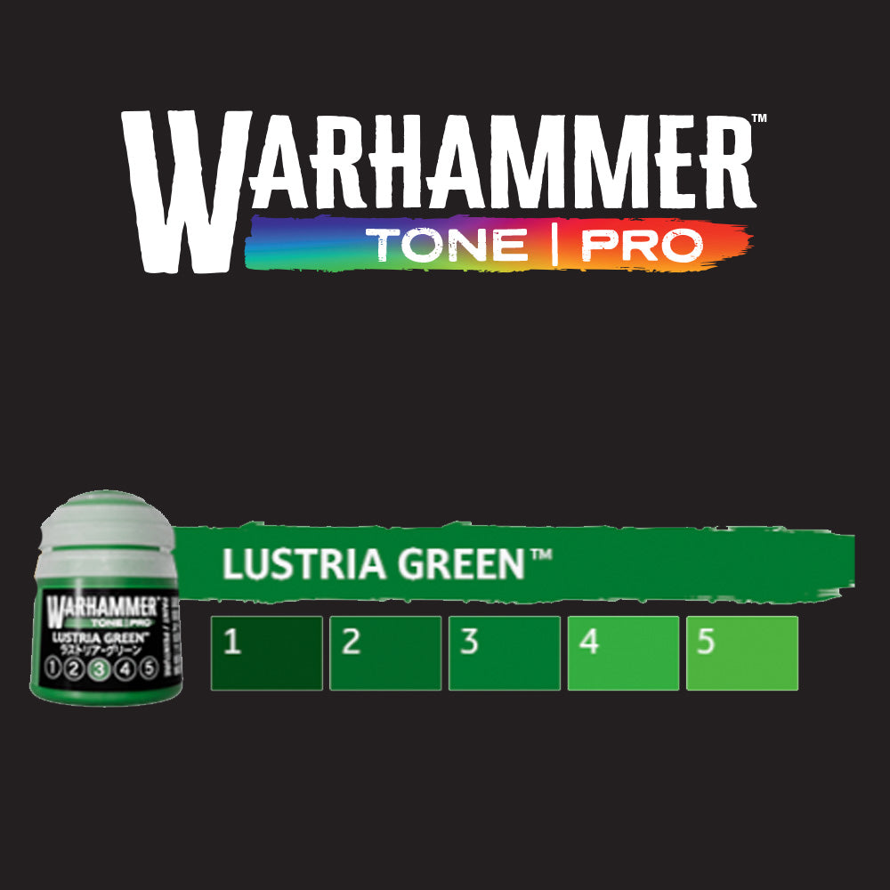 Games Workshop Warhammer Colour Tone Pro: Lustria Green 1-5 Set Bundle