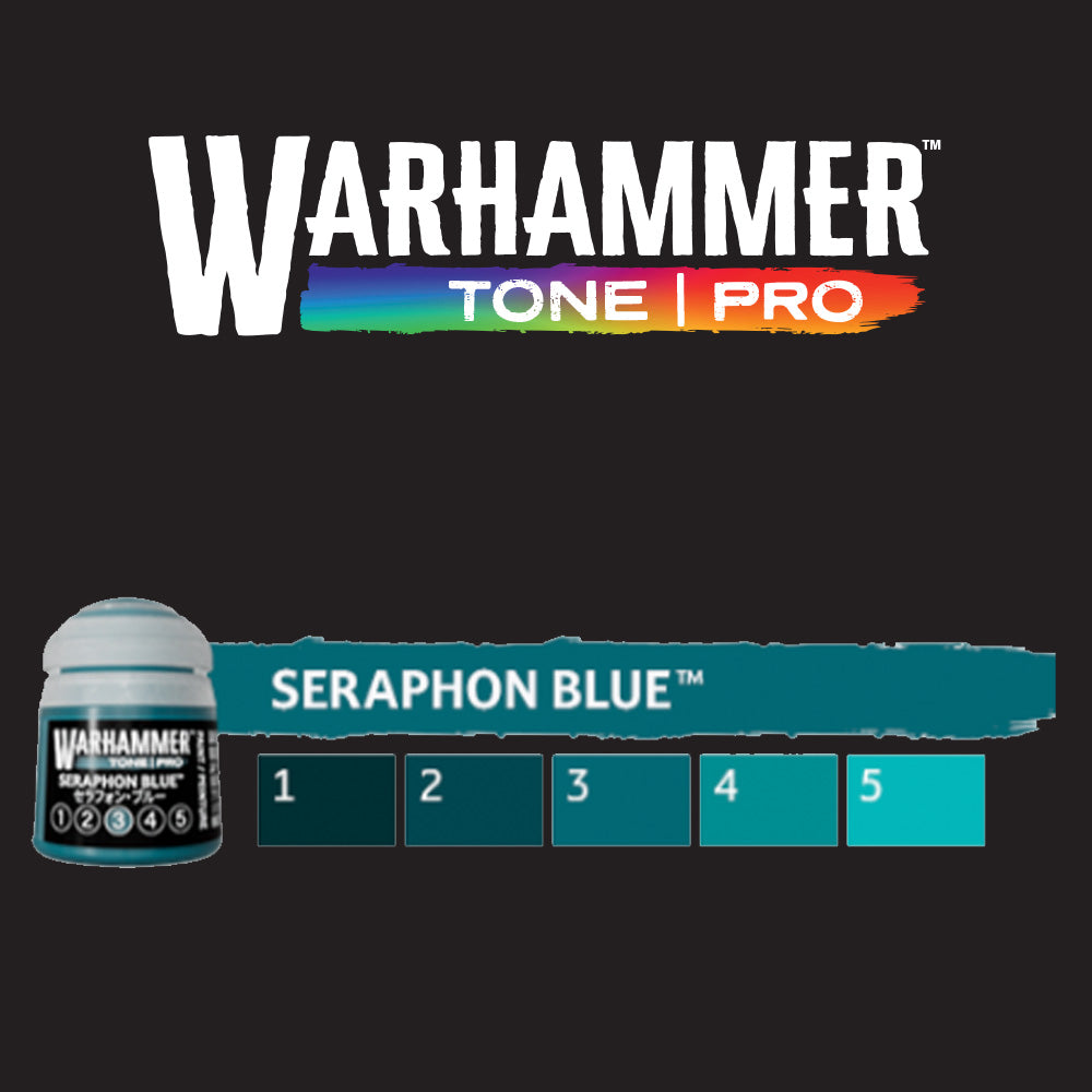 Games Workshop Warhammer Colour Tone Pro: Seraphon Blue 1-5 Set Bundle