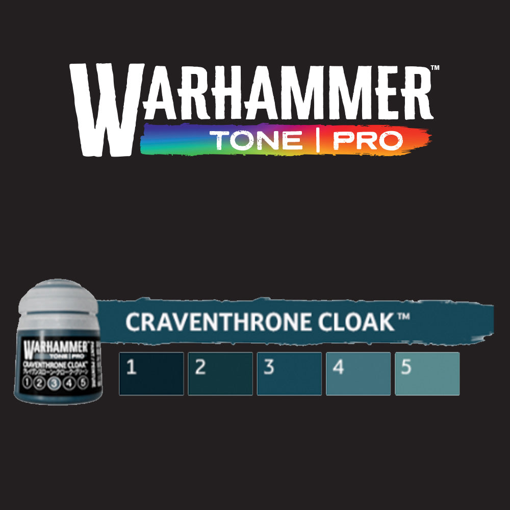 Games Workshop Warhammer Colour Tone Pro: Craventhrone Cloak 1-5 Set Bundle