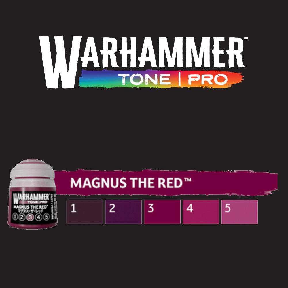 Games Workshop Warhammer Colour Tone Pro: Magnus The Red 1-5 Set Bundle