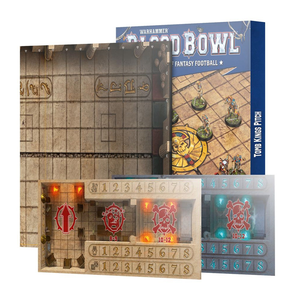 Games Workshop Warhammer Blood Bowl: Tomb Kings Team Pitch & Dugouts 202-60