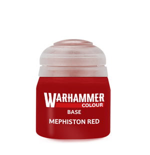 Games Workshop Warhammer Colour Base Paint: Mephiston Red 12ml 21-03