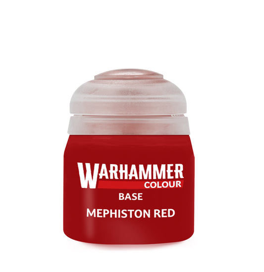 Games Workshop Warhammer Colour Base Paint: Mephiston Red 12ml 21-03