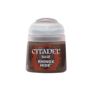 Games Workshop Warhammer Colour Base Paint: Rhinox Hide 12ml 21-22