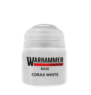 Games Workshop Warhammer Colour Base Paint: Corax White 12ml 21-52