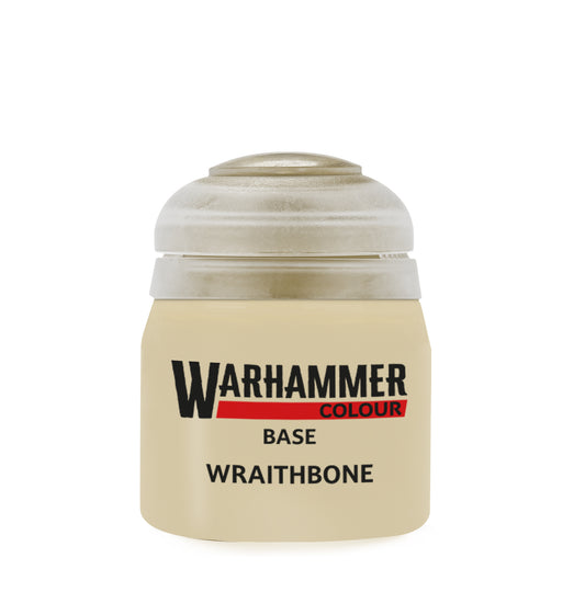 Games Workshop Warhammer Colour Base Paint: Wraithbone 12ml 21-53