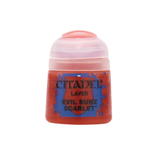 Games Workshop Citadel Layer Paint: Evil Sunz Scarlet 12ml Warhammer 22-05