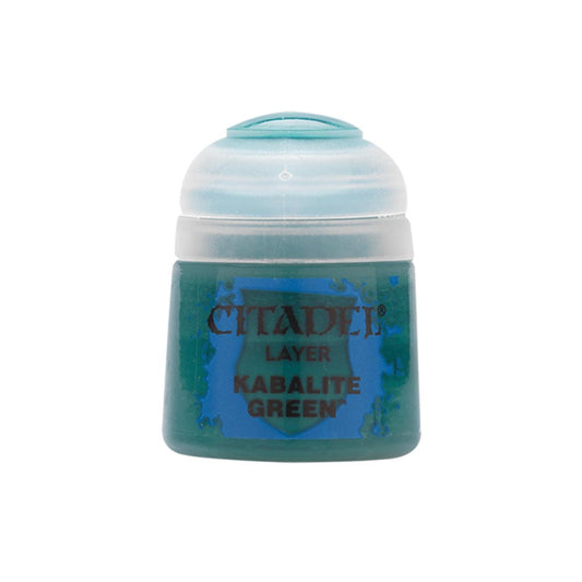 Games Workshop Citadel Layer Paint: Kabalite Green 12ml Warhammer 22-21
