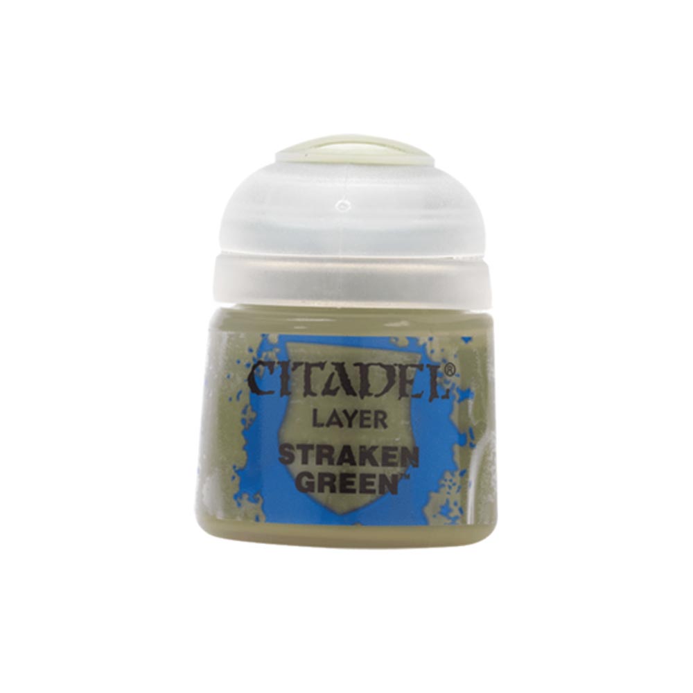 Games Workshop Citadel Layer Paint: Straken Green 12ml Warhammer 22-28