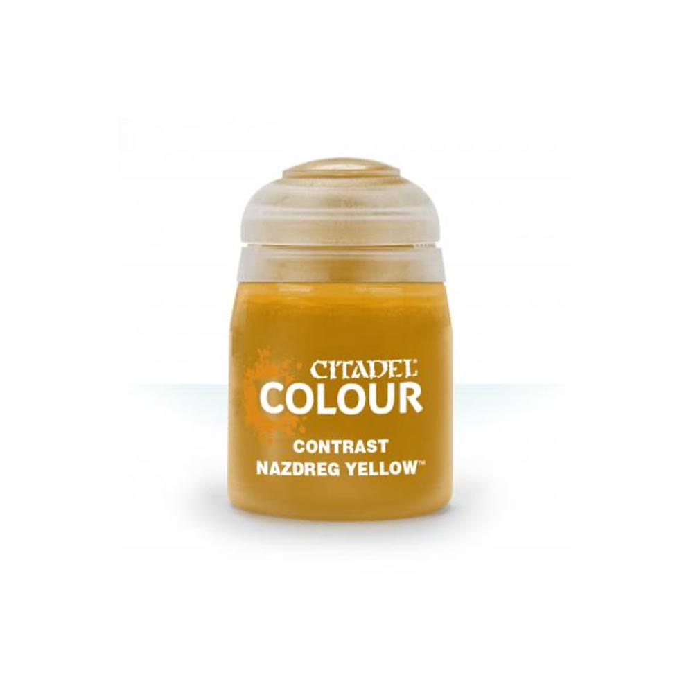Games Workshop Citadel Contrast Paint: Nazdreg Yellow 18ml Warhammer 29-21