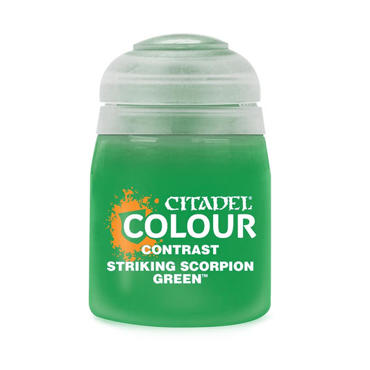 Games Workshop Citadel Contrast Paint: Striking Scorpion Green 18ml 29-51