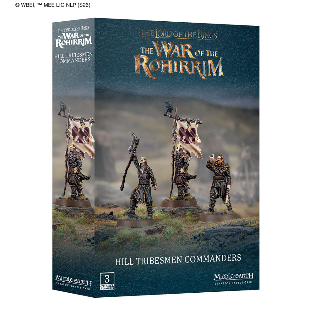 Games Workshop Warhammer Middle Earth: Hill Tribesmen Commanders 30-101
