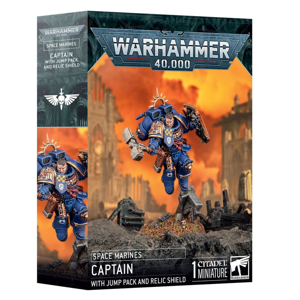 Games Workshop Warhammer 40k S/M: Captain w/Jump Pack & Relic Shield 48-102
