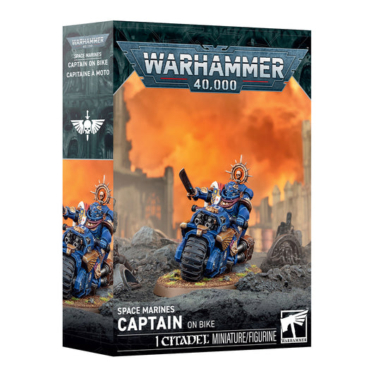 Games Workshop Warhammer 40k Space Marines: Captain on Bike 48-113