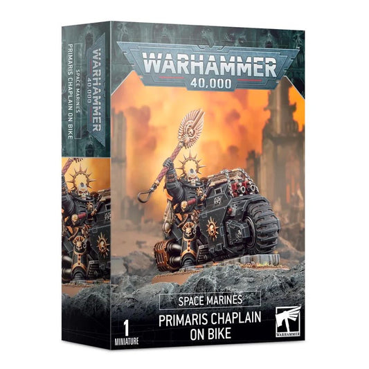 Games Workshop Warhammer 40k Space Marines: Primaris Chaplain On Bike 48-31