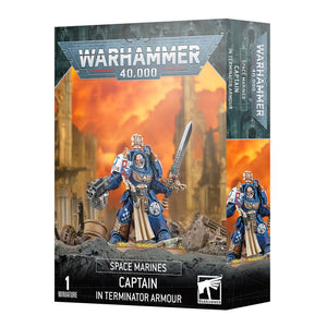 Games Workshop Warhammer 40k Space Marines: Captain in Terminator Armour 48-92