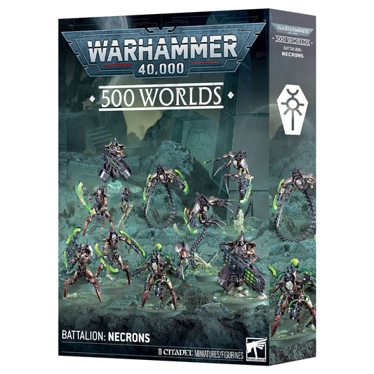 Games Workshop Warhammer 40k 500 Worlds Battalion: Necrons 49-51