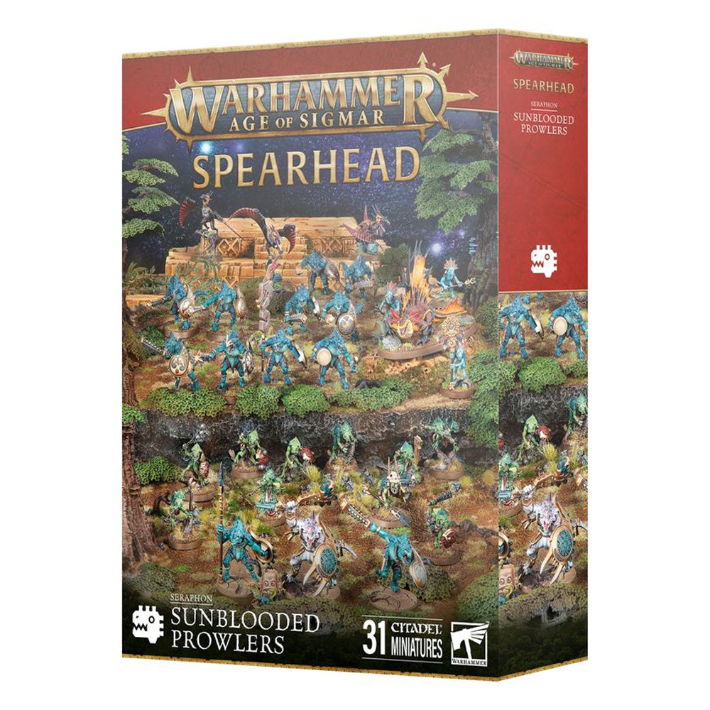 Games Workshop Warhammer AOS: Seraphon - Sunblooded Prowlers Spearhead 70-882