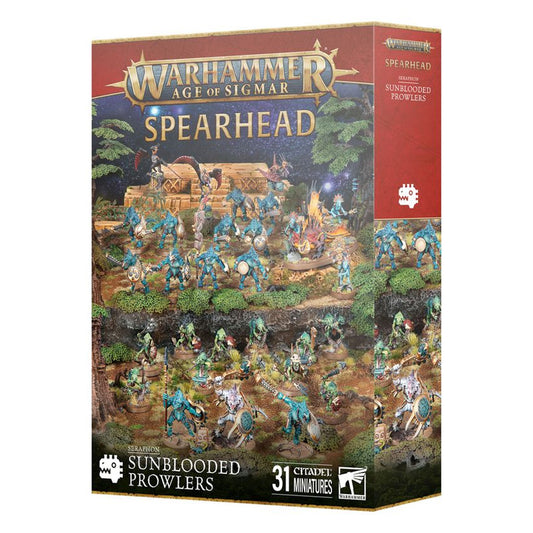 Games Workshop Warhammer AOS: Seraphon - Sunblooded Prowlers Spearhead 70-882