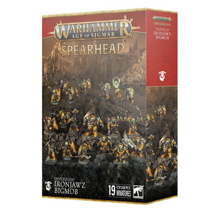 Games Workshop Warhammer AoS Spearhead: Orruk Warclans Ironjawz Bigmob 70-893