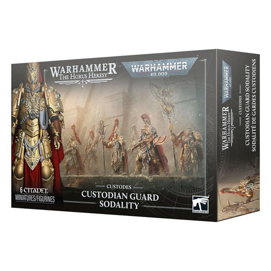 Games Workshop Warhammer 40k Horus Heresy Custodes: Custodian Guard Sodality