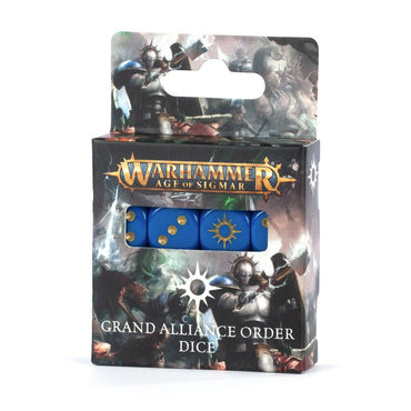 Games Workshop Warhammer Age of Sigmar: Grand Alliance Order Dice 80-20