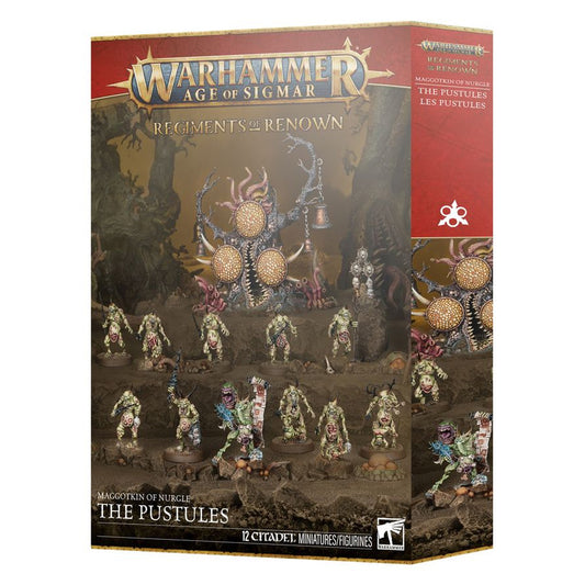 Games Workshop Warhammer Age of Sigmar Maggotkin of Nurgle: The Pustules 83-106