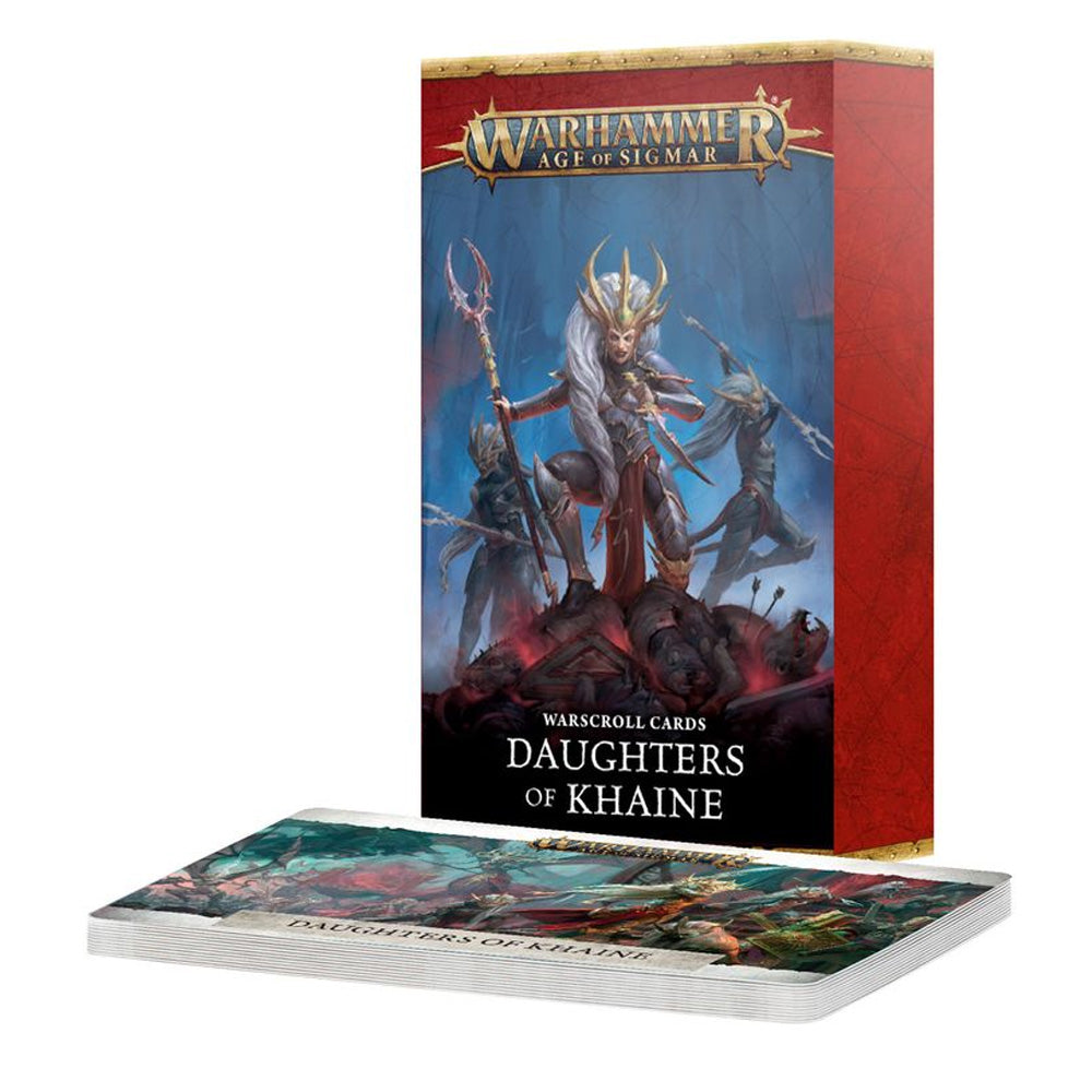 Games Workshop Warhammer Age of Sigmar Warscroll Cards Daughters of Khaine 85-06