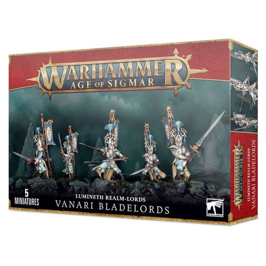 Games Workshop Lumineth Realm-Lords Vanari Bladelords Warhammer AoS 87-23