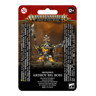Games Workshop Warhammer Age of Sigmar Orruk Warclans: Ardboy Big Boss 89-57