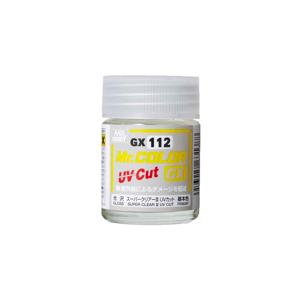 Mr. Hobby Mr. Colour - GX-112 - Super Clear III UV Cut Gloss 18ml Model Paint