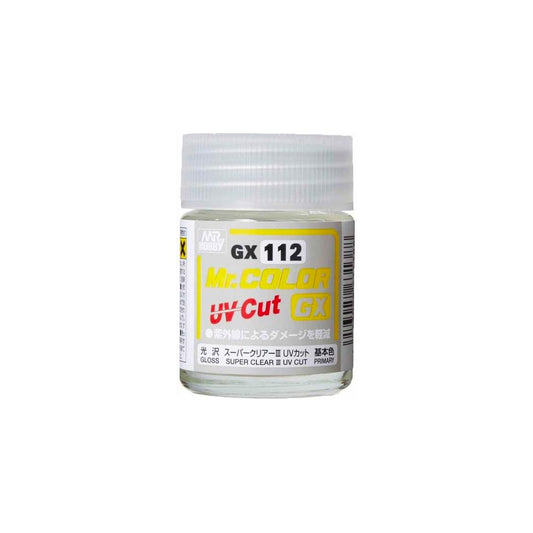 Mr. Hobby Mr. Colour - GX-112 - Super Clear III UV Cut Gloss 18ml Model Paint